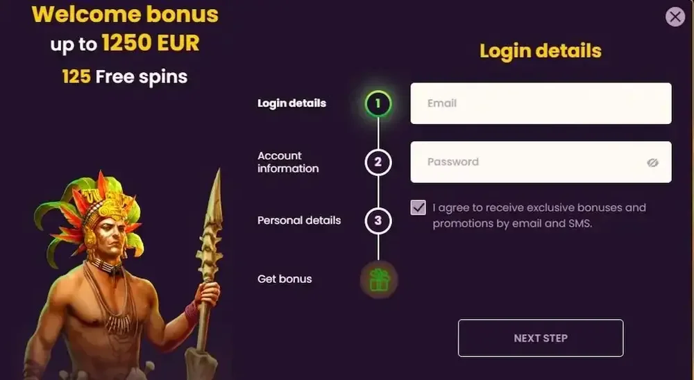 Bizzo Casino — Inside Bizzo Casino: screenshots 1