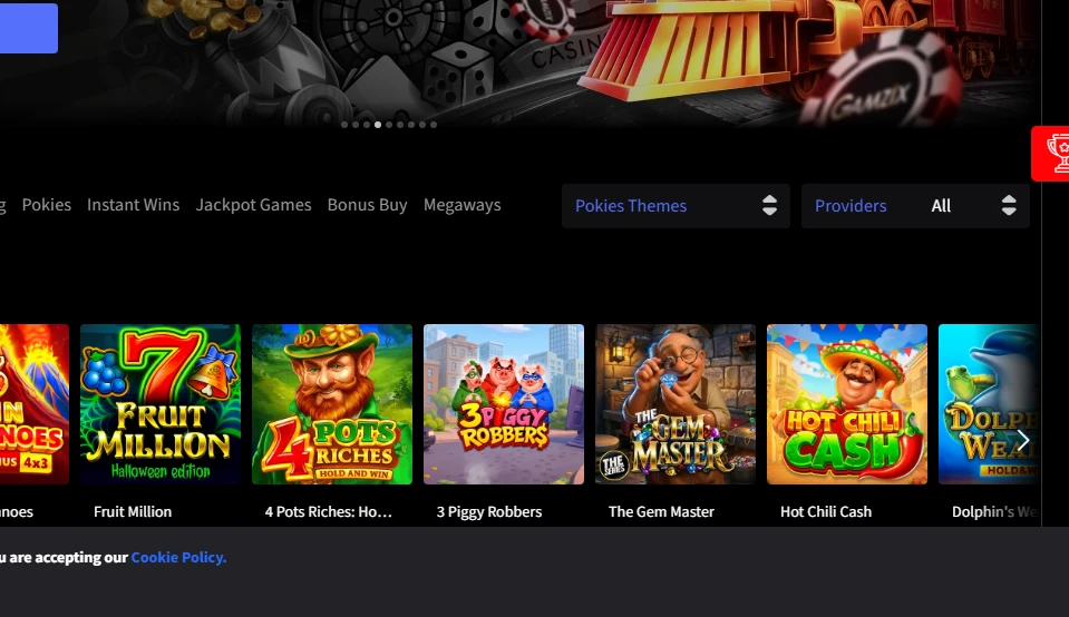Mirax Casino registration login